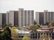 The Victorian government plans to knock down and rebuild Melbourne's public housing towers. (Joel Carrett/AAP PHOTOS)
